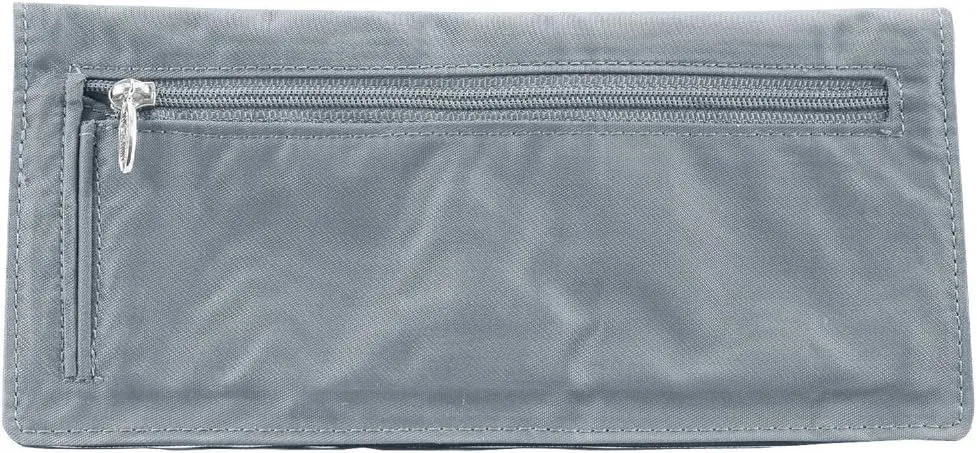 Big Skinny Women's Executive Bi-Fold Checkbook Slim Wallet, Holds Up to 40 Cards
