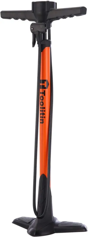 Bike Pump with Gauge,High Pressure,Floor Bicycle Pump Compatible with Presta and Schrader Valve,Bike Tire Pump for Road Bike,MTB,Hybrid,Balls…