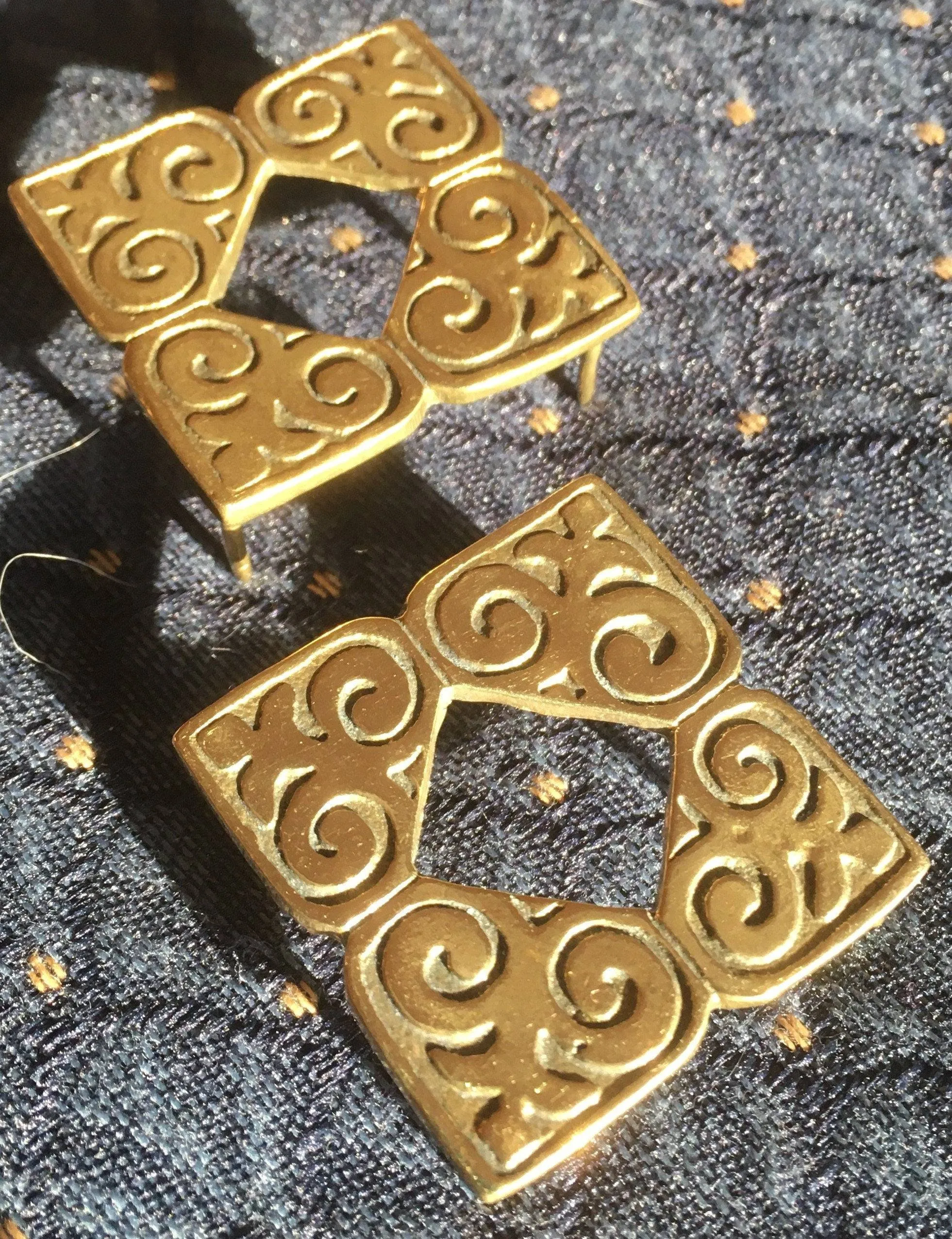 Birka Purse Fittings - Hungarian Foliate