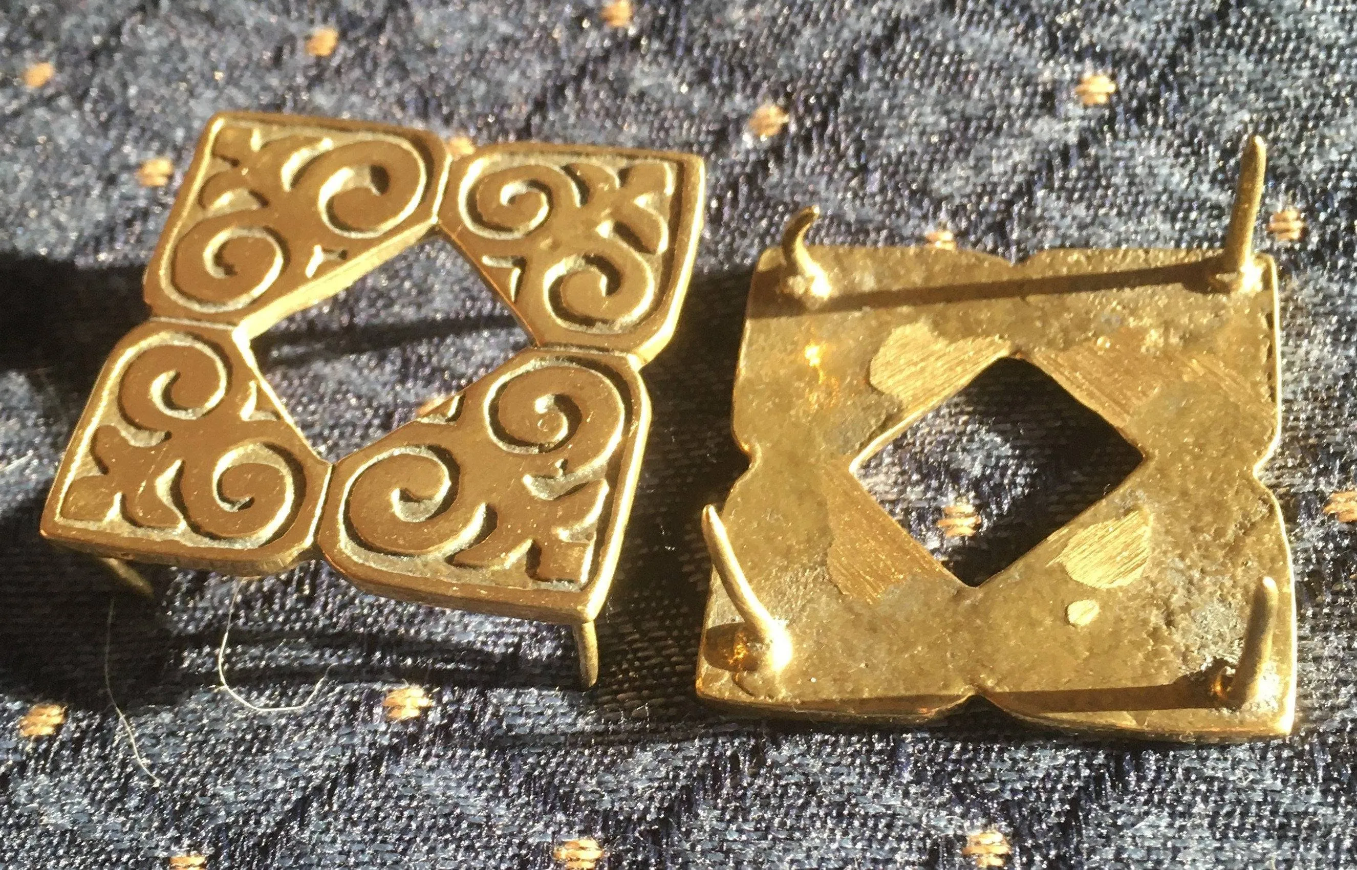 Birka Purse Fittings - Hungarian Foliate