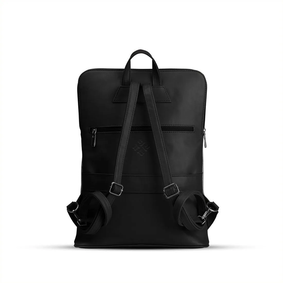 Black Orbit Laptop Backpack Connected