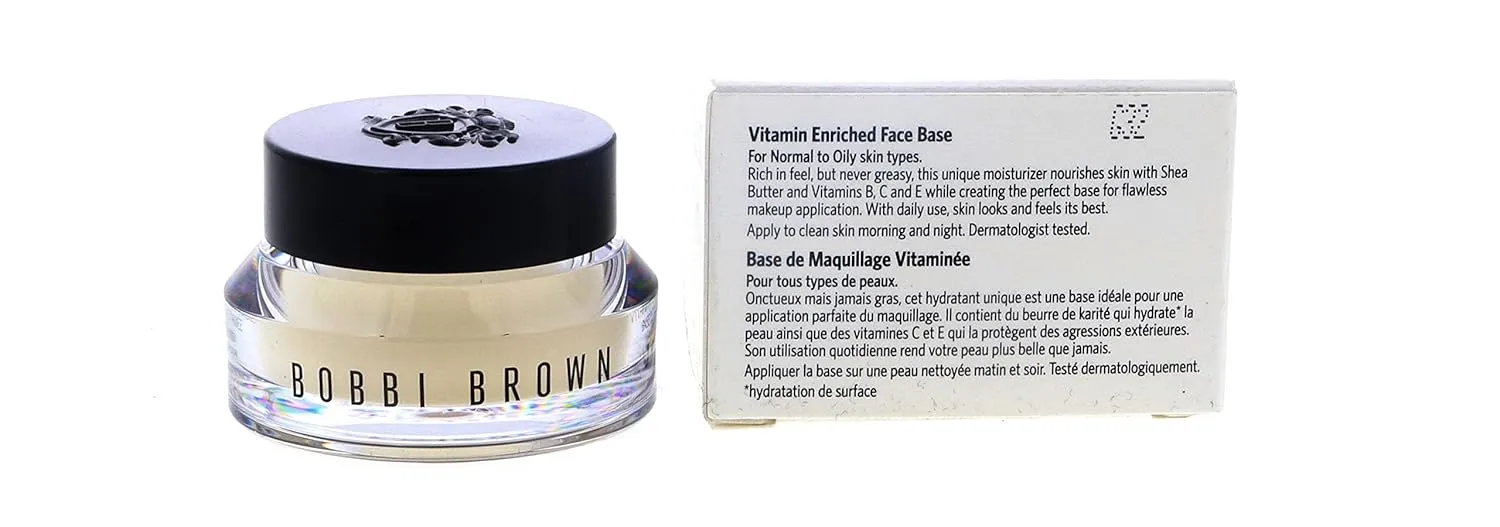 Bobbi Brown Vitamin Enriched Face Base Primer Moisturizer 0.5oz (Travel Size )