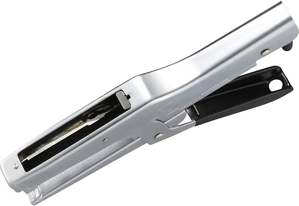 Bostitch Office Plier Stapler, 20 Sheet Capacity, EZ Squeeze Handle, Reduced Effort, No Jam Technology, Chrome