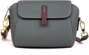 BOYATU Small Leather Crossbody Bags for Women: Genuine Leather Purse for Ladies - Retro Shoulder Handbags for Travel Commute