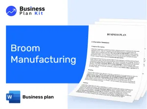 Broom Manufacturing Business Plan Example
