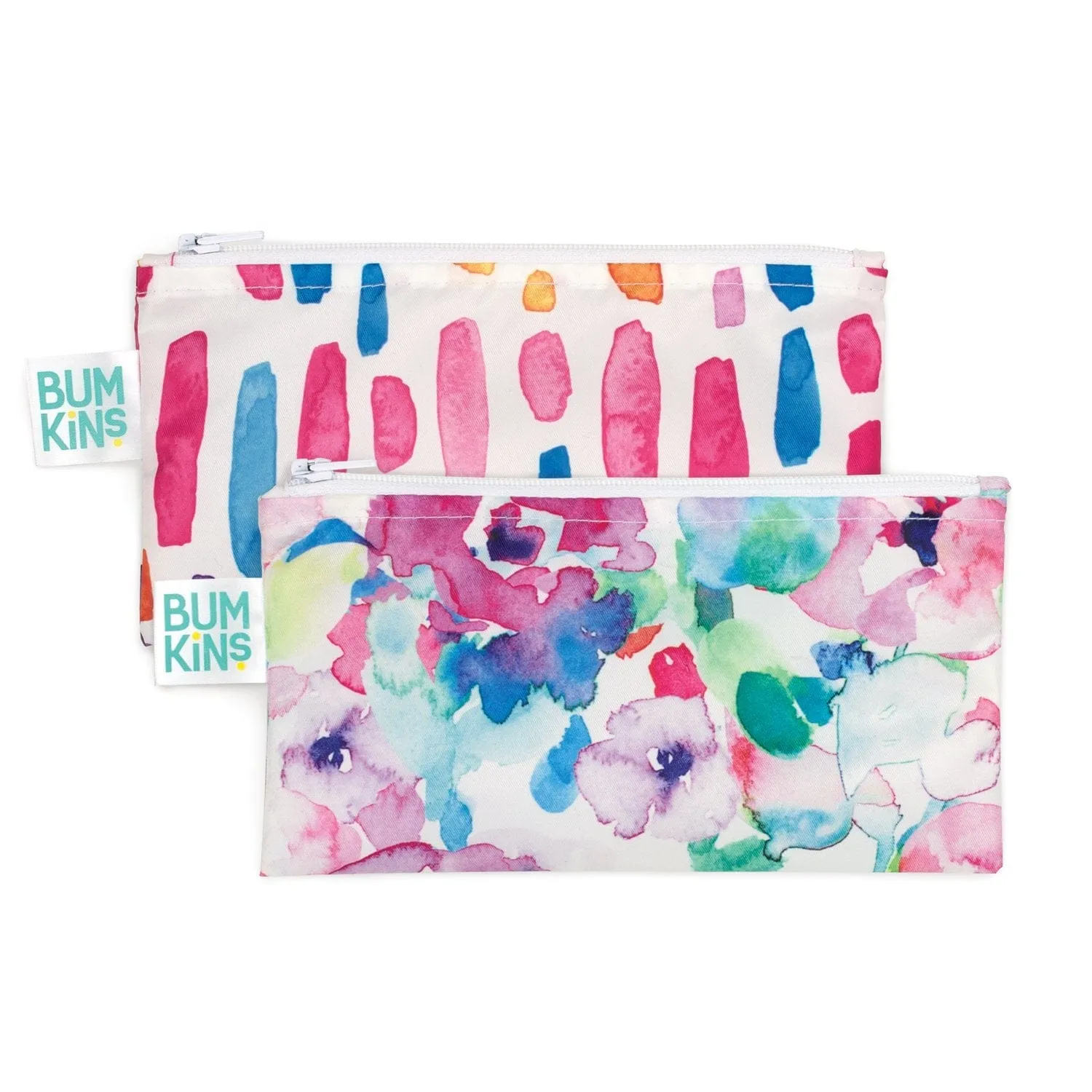 Bumkins Reusable Small Snack Bag, Set of 2