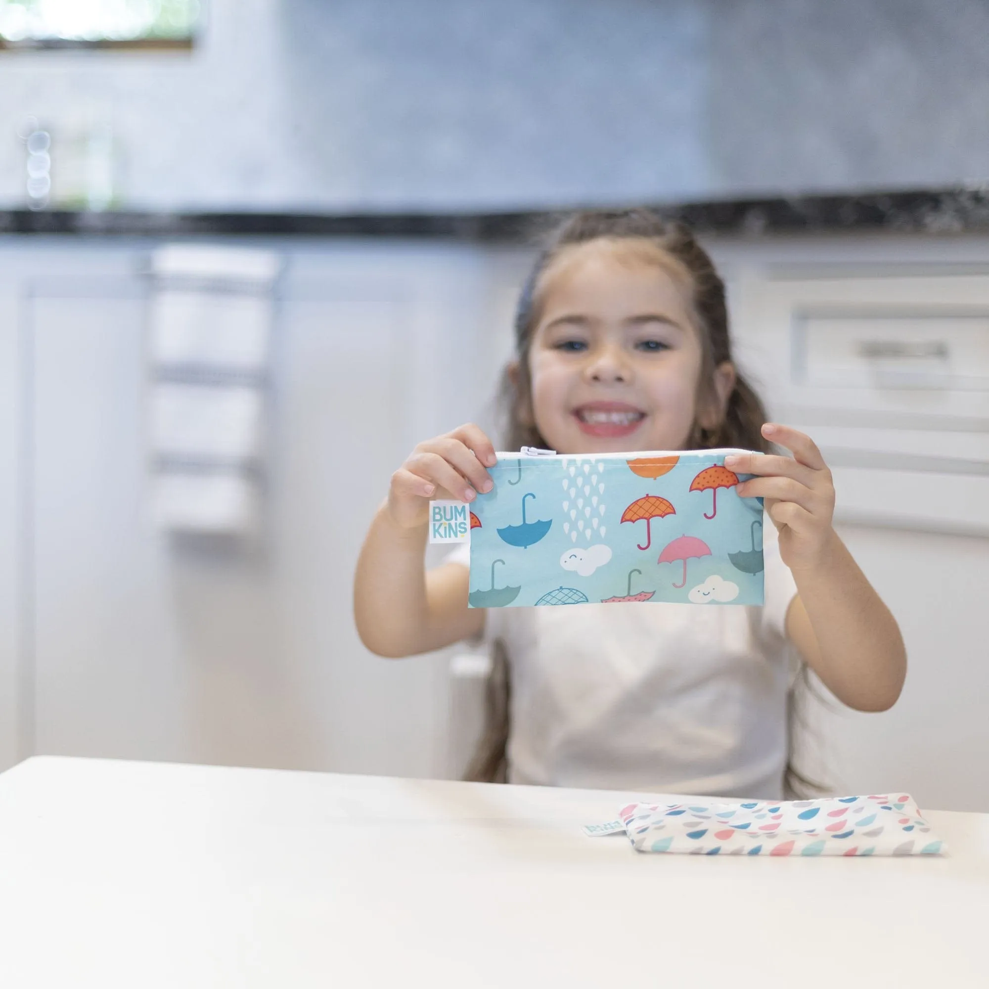 Bumkins Reusable Small Snack Bag, Set of 2