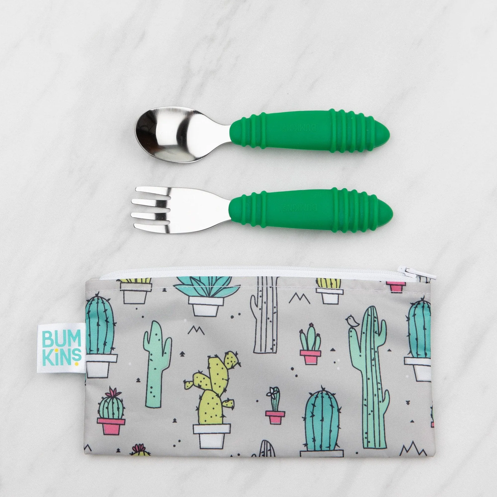 Bumkins Reusable Small Snack Bag, Set of 2