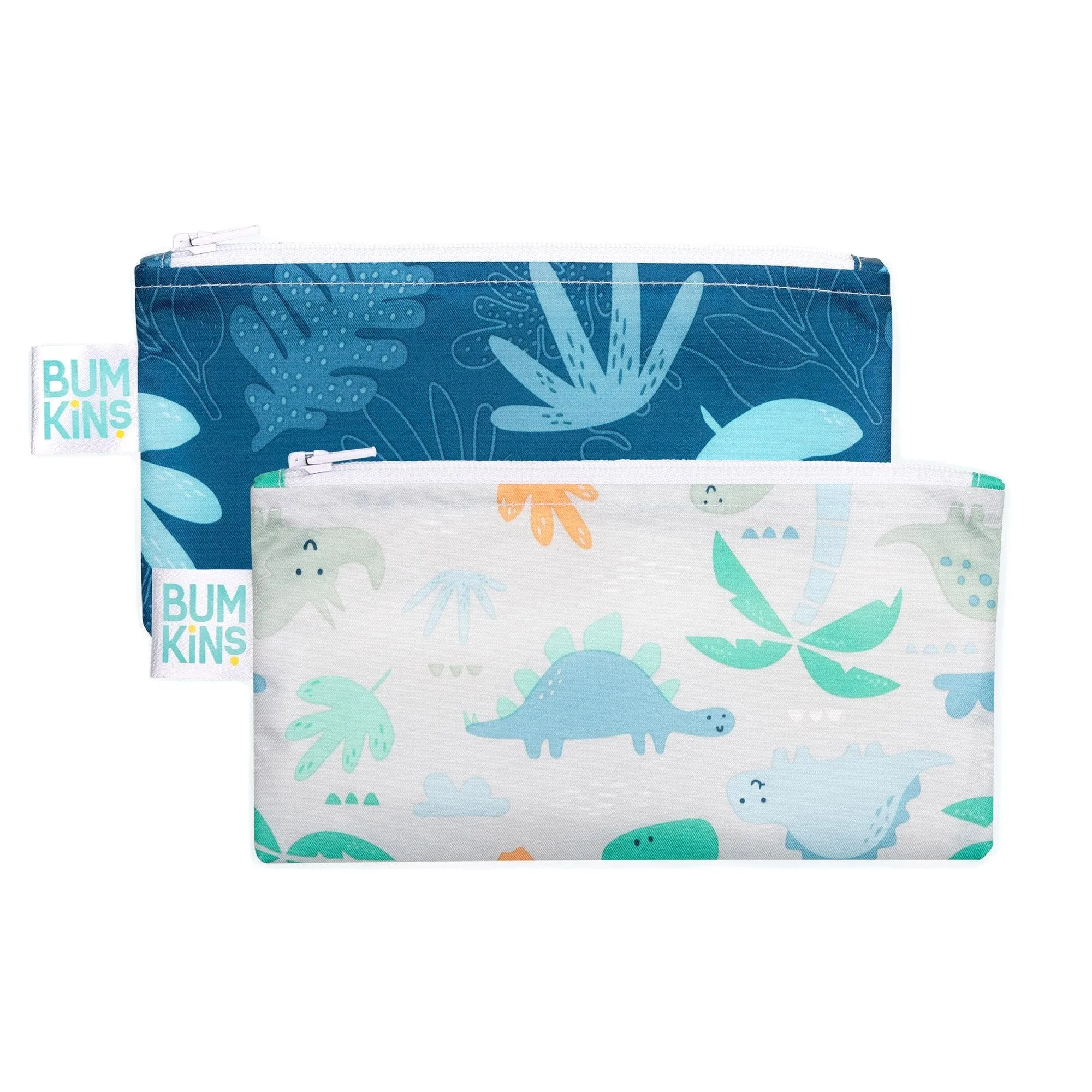 Bumkins Reusable Small Snack Bag, Set of 2