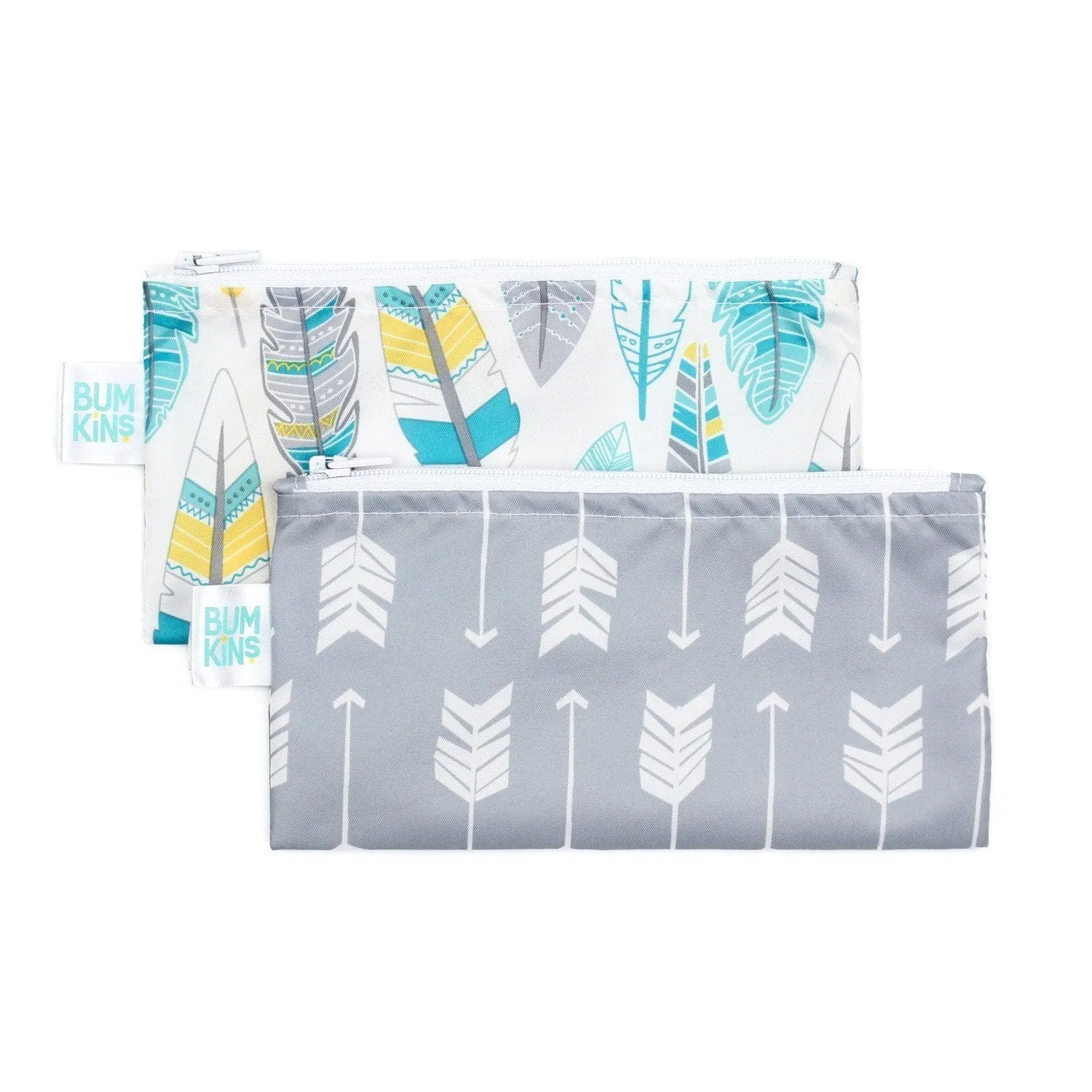 Bumkins Reusable Small Snack Bag, Set of 2