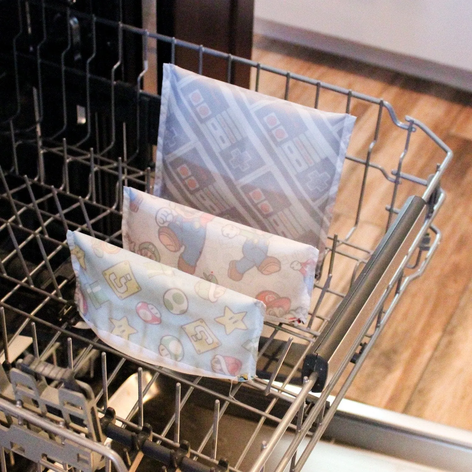 Bumkins Reusable Small Snack Bag, Set of 2
