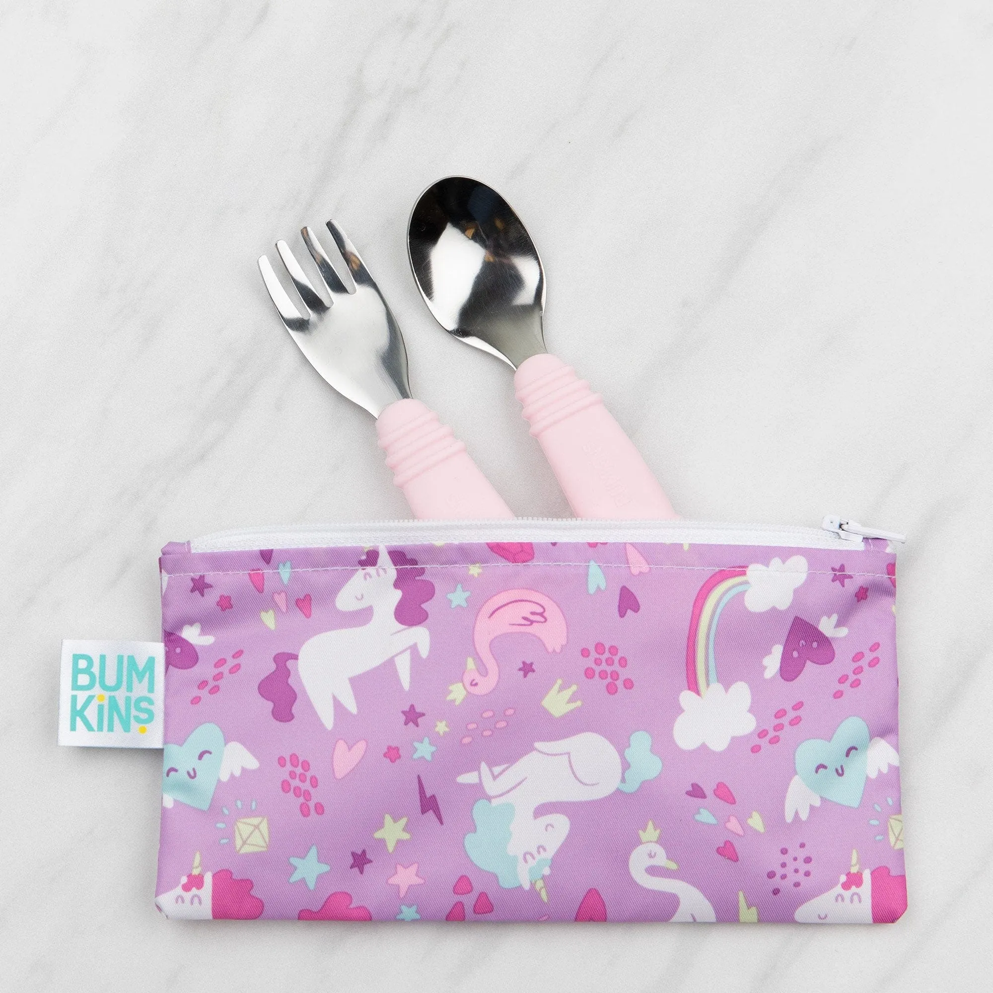 Bumkins Reusable Small Snack Bag, Set of 2