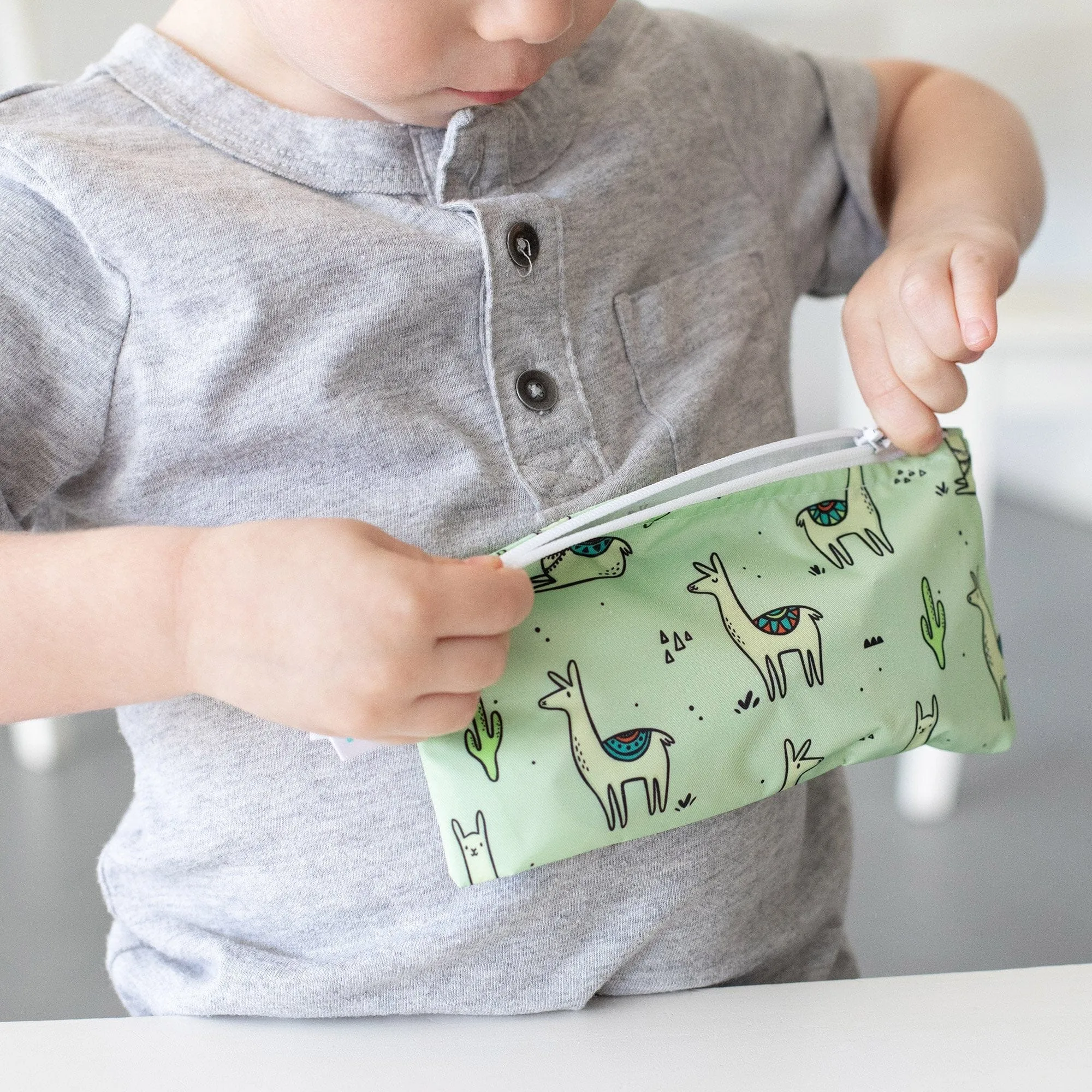 Bumkins Reusable Small Snack Bag, Set of 2