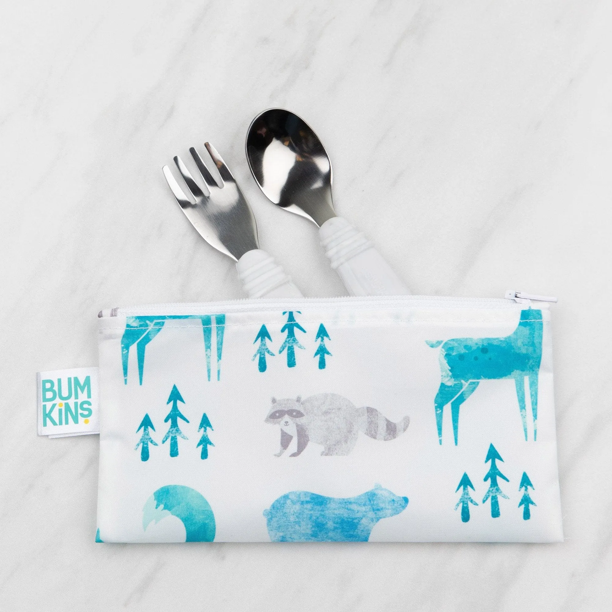 Bumkins Reusable Small Snack Bag, Set of 2