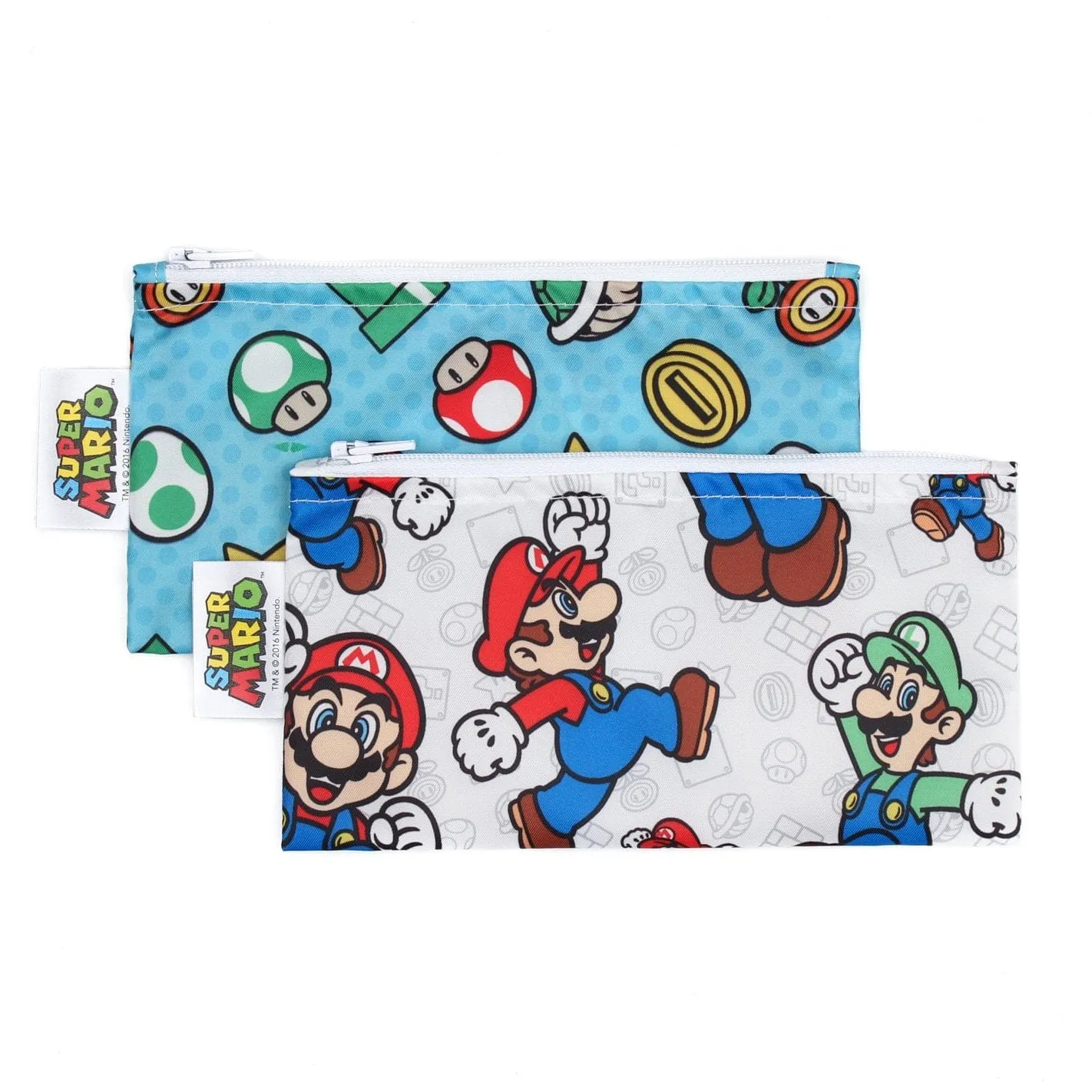 Bumkins Reusable Small Snack Bag, Set of 2