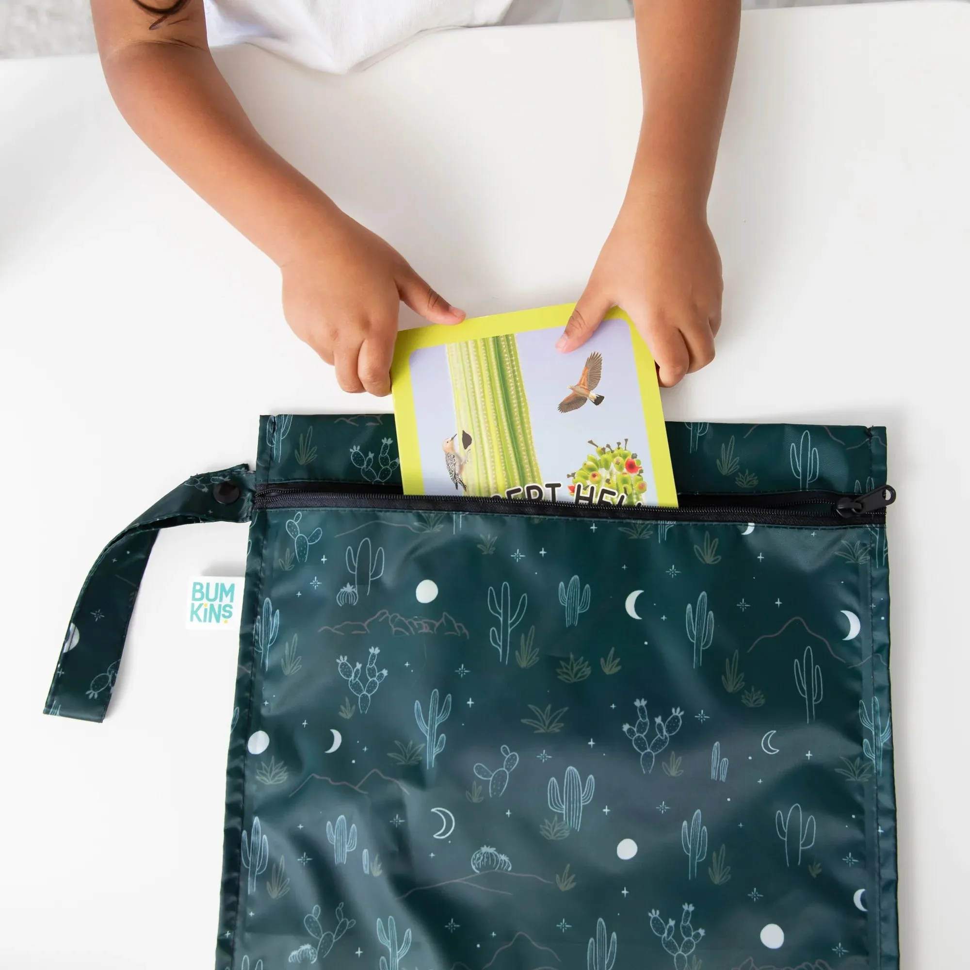 Bumkins | Wet Bag - Starry Cactus
