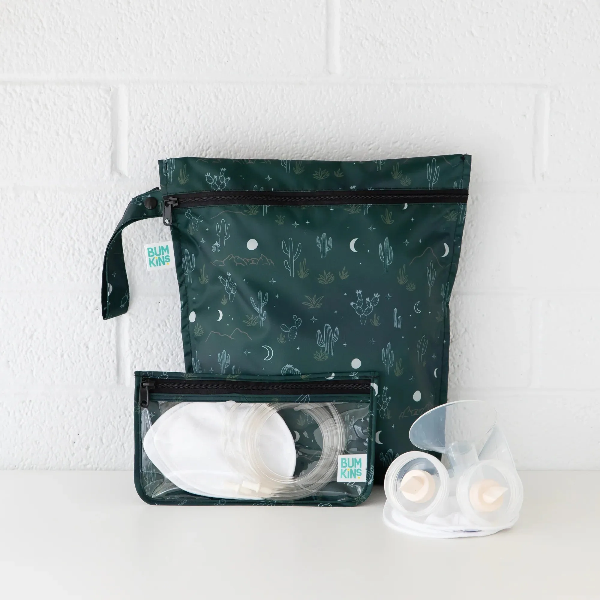 Bumkins | Wet Bag - Starry Cactus