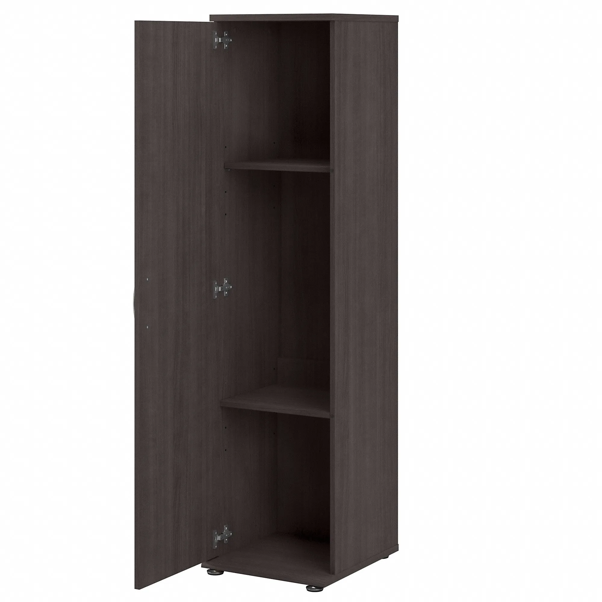 Bush Business Furniture Universal 44W 3 Piece Modular Storage Set with Floor and Wall Cabinets