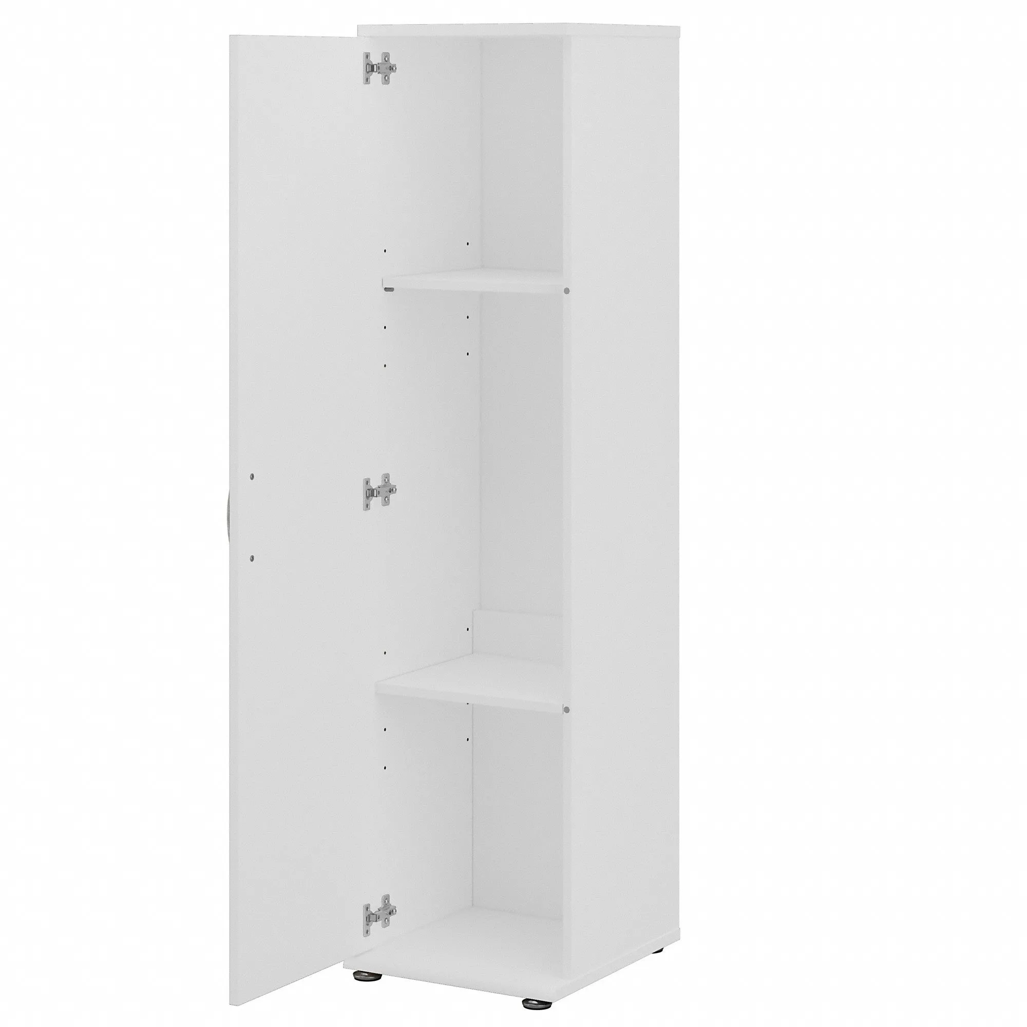 Bush Business Furniture Universal 44W 3 Piece Modular Storage Set with Floor and Wall Cabinets