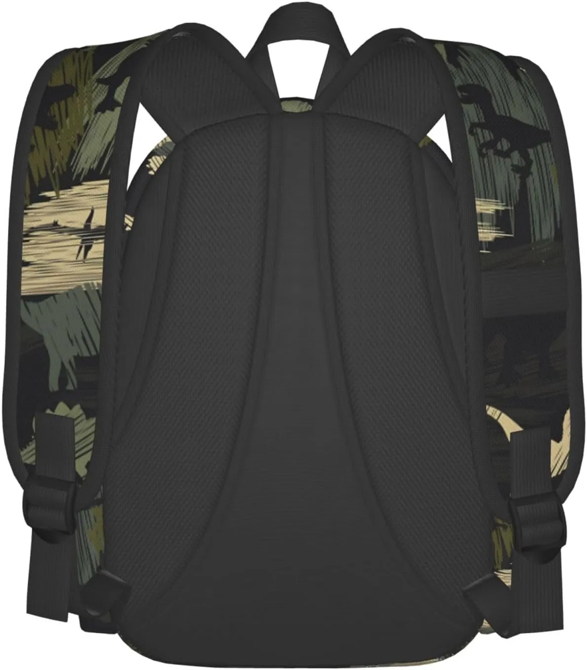 Camouflage Dinosaur Pattern Laptop Backpack Shoulder Bag Laptop Pack Travel Backpacks Commuter Back Pack Casual Daypack Bags With Side Pockets