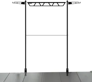 Camping Cookware Stand - Desktop Cookware Storage Stand | Removable Tool Organizer, Cutlery Holder, Pot Hanger, Metal Shelf for Picnic Grill Camping Travel Hiking