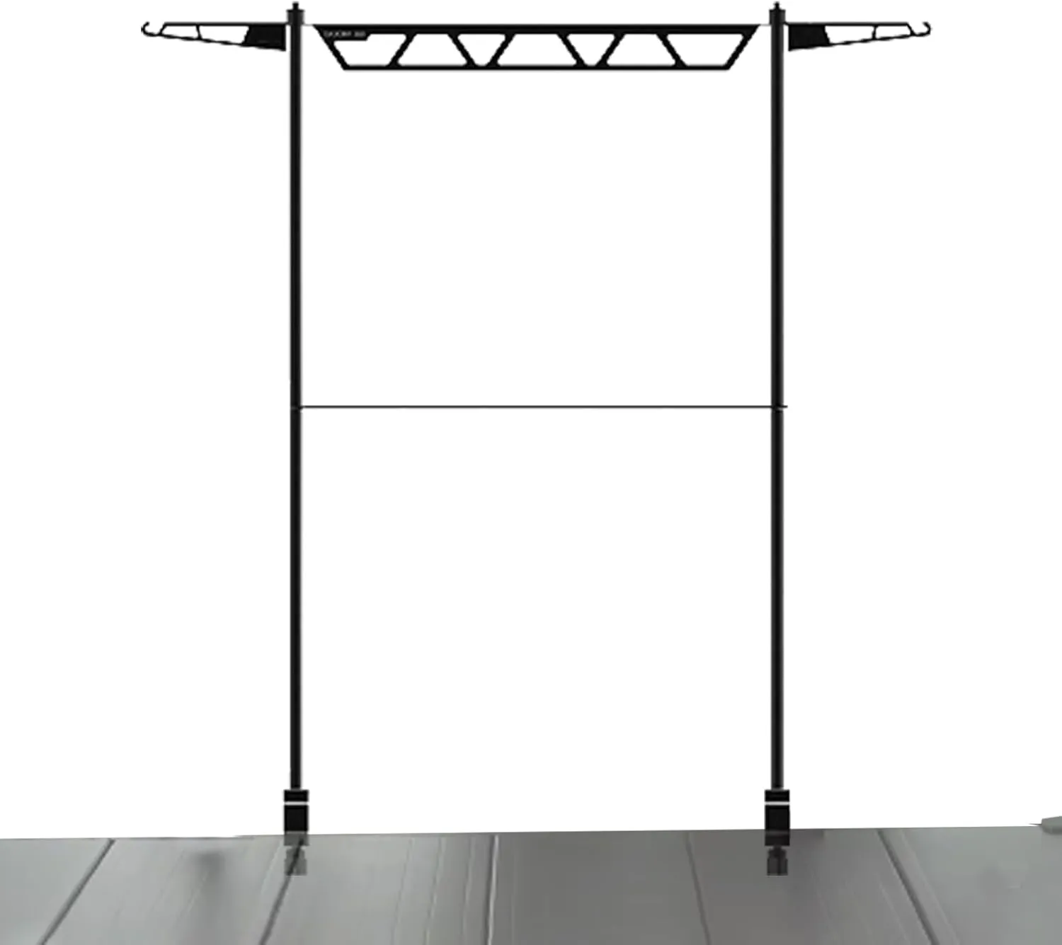 Camping Cookware Stand - Desktop Cookware Storage Stand | Removable Tool Organizer, Cutlery Holder, Pot Hanger, Metal Shelf for Picnic Grill Camping Travel Hiking
