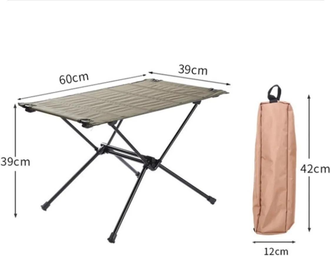 Camping Table Folding Table Outdoor Table Camping Folding Table Lightweight Folding Fabric Table Aluminum Parallel Bars Camping Picnic Table Folding Camping Table