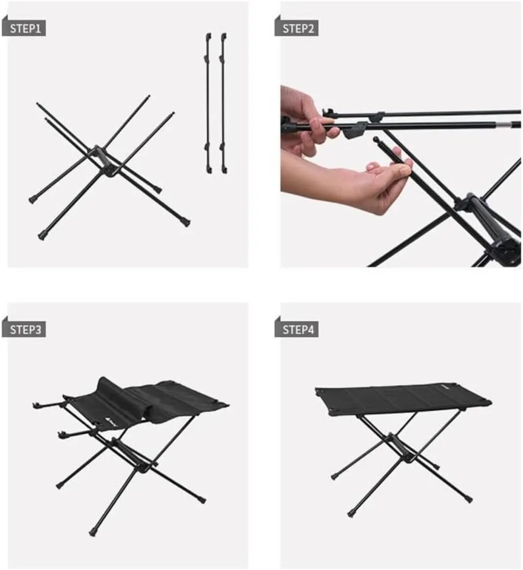 Camping Table Folding Table Outdoor Table Camping Folding Table Lightweight Folding Fabric Table Aluminum Parallel Bars Camping Picnic Table Folding Camping Table