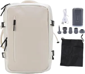 Carryon Back Vacuum Backpack Rapid Inflation Deflation Store 20-22 Outfits 30L Rainproof Carry On for Laptop Travel Business