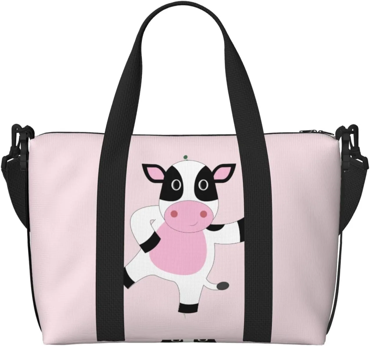 Cartoon Calf Hand Travel Bag. For Men And Women. Durable Material And Stylish Design, Suitable For Business And Leisure Travel.