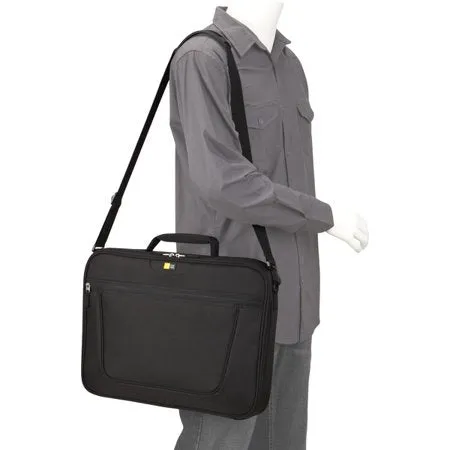 Case Logic 17.3" Clamshell Laptop Briefcase, Black