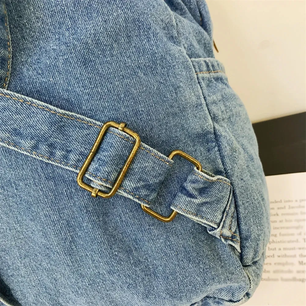 Casual Denim Backpack