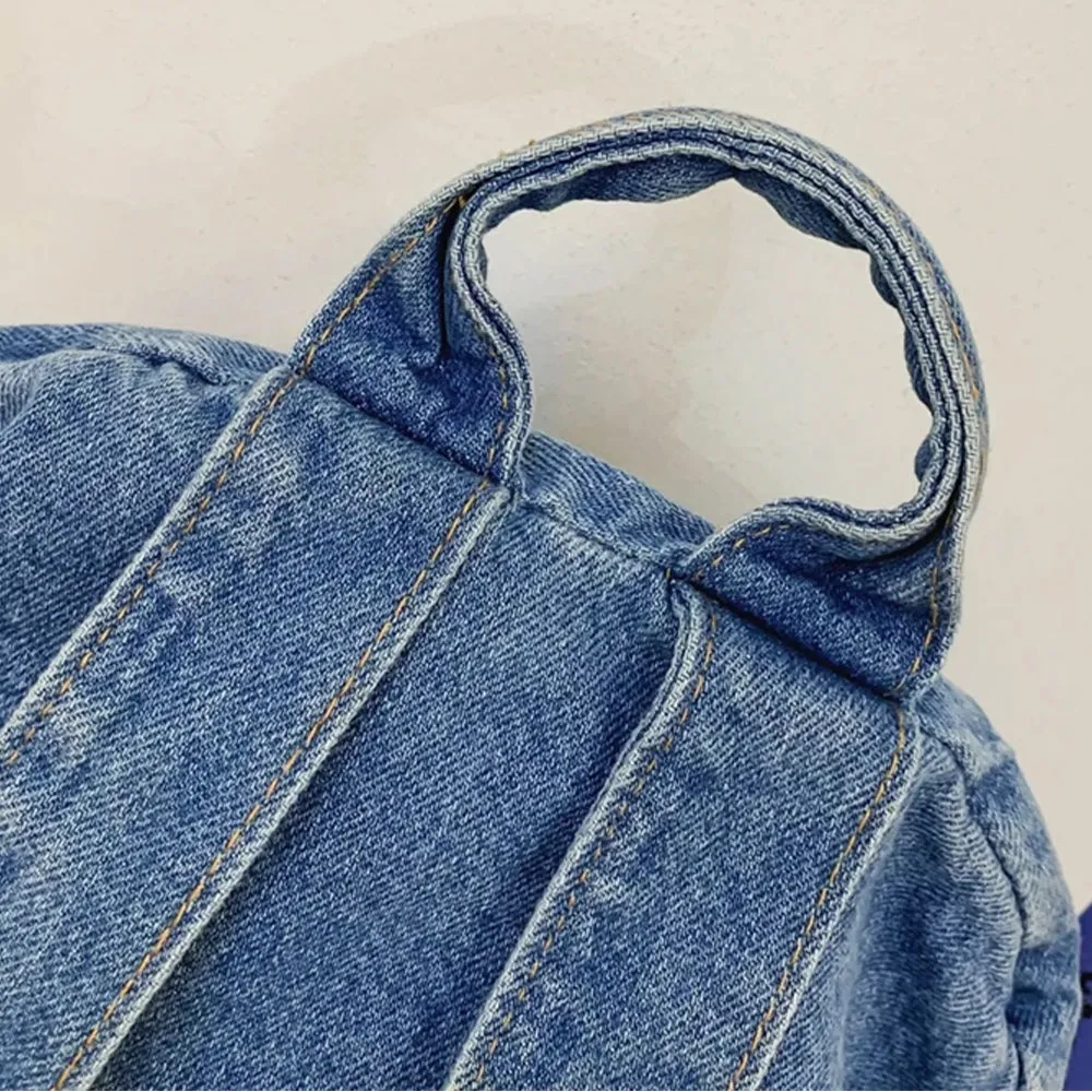 Casual Denim Backpack