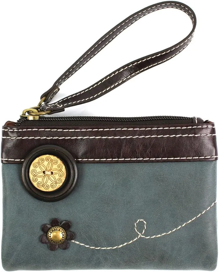 Chala Cross Body Swing Messenger Bag and Double Zip Wallet Gift Set