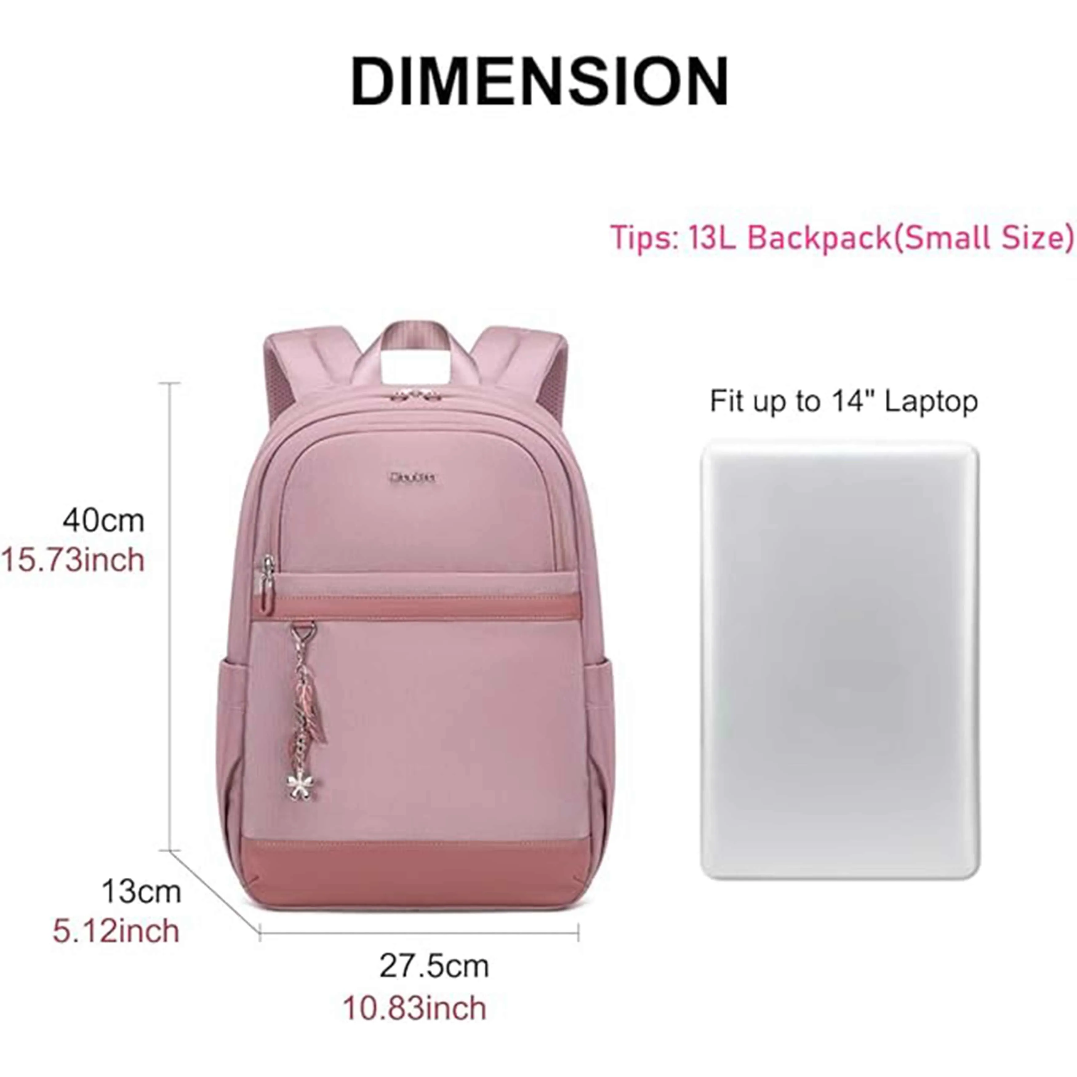 Chantria Durable Premium Laptop Backpack Water-Resistant Multifunctional Anti-Theft Daypack for Casual/Travel/School/College, CB00648