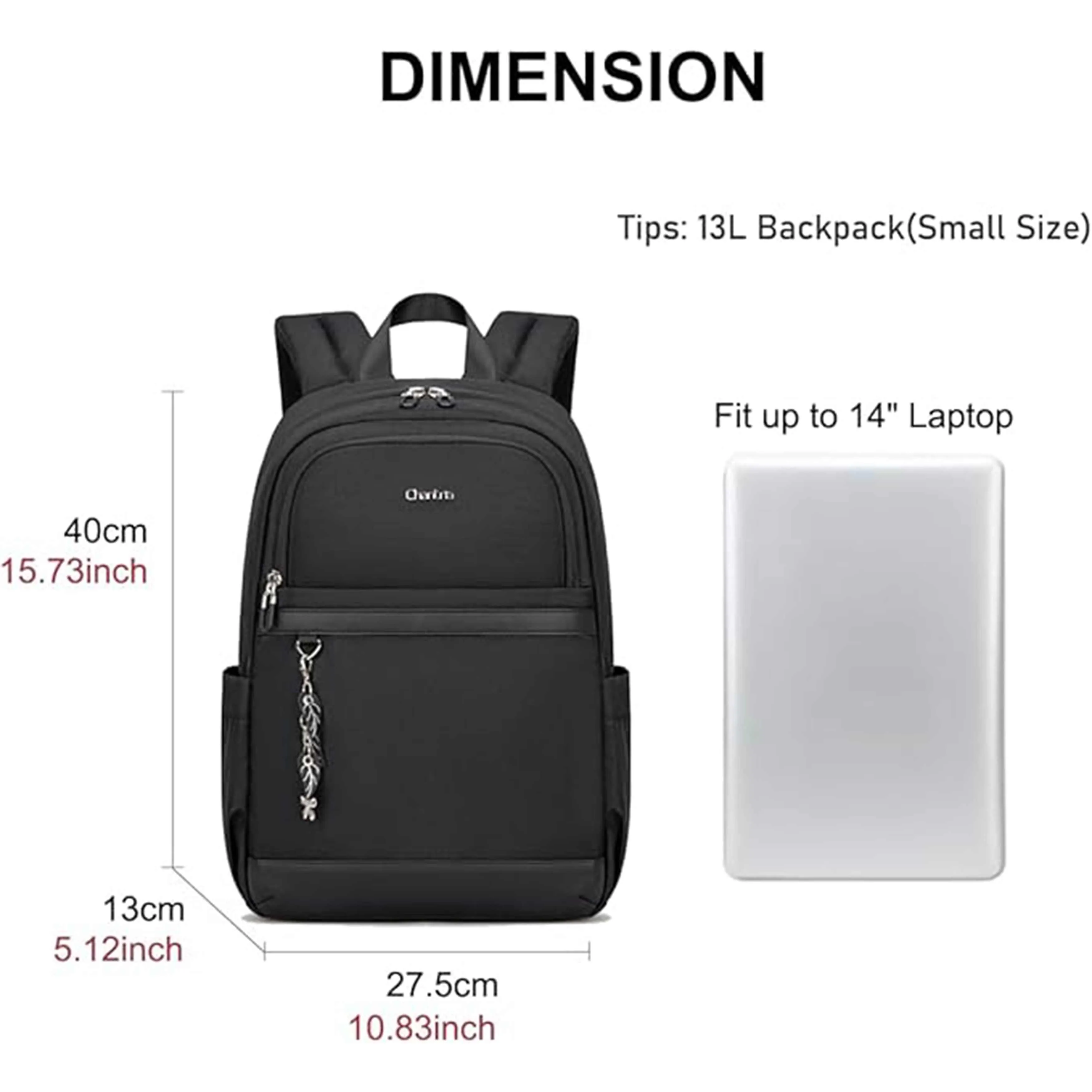 Chantria Durable Premium Laptop Backpack Water-Resistant Multifunctional Anti-Theft Daypack for Casual/Travel/School/College, CB00648