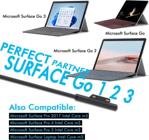 Charger Compatible for Surface Go/Go 2/Go 3 Surface Pro 4 Core m3 Surface Pro 3 Core m3 Surface Pro 2017 Core m3 Tablet Surface Laptop Core m3, Power Supply Adapter 24W 15V 1.6A with Travel Bag