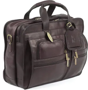 Claire Chase Executive Computer Briefcase, Cafe, One Size
