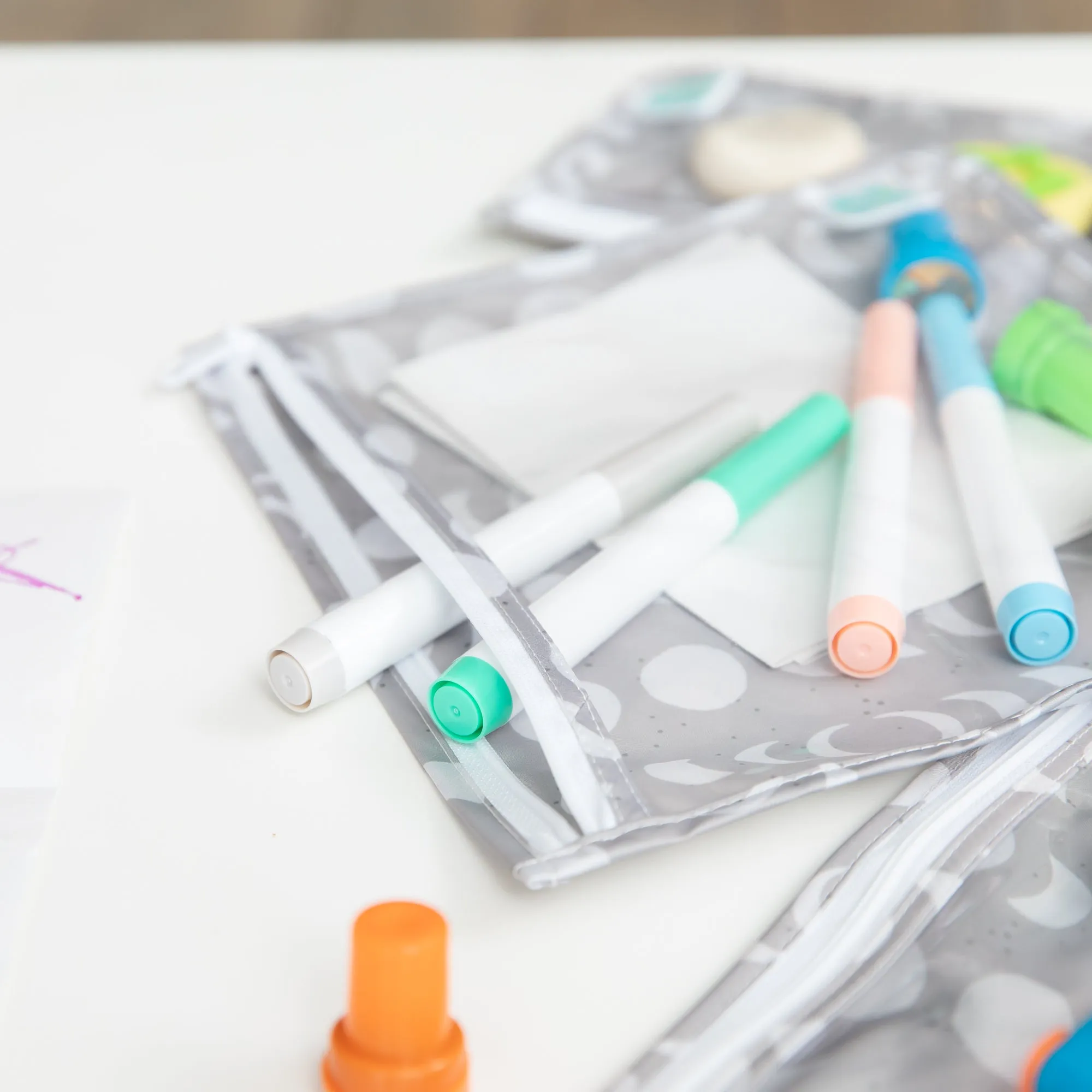 Clear Travel Bag 3 Pack: Lunar Phase