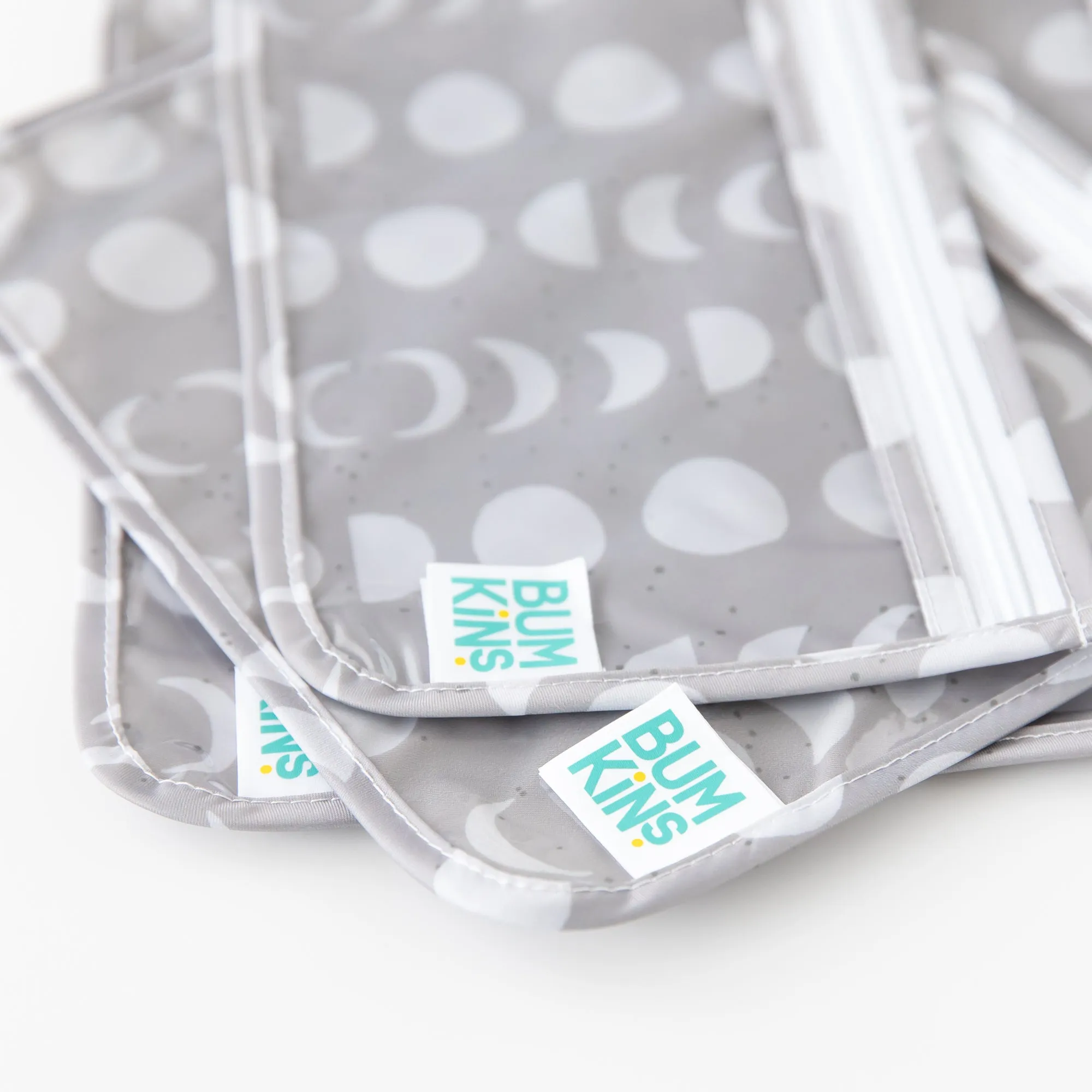 Clear Travel Bag 3 Pack: Lunar Phase