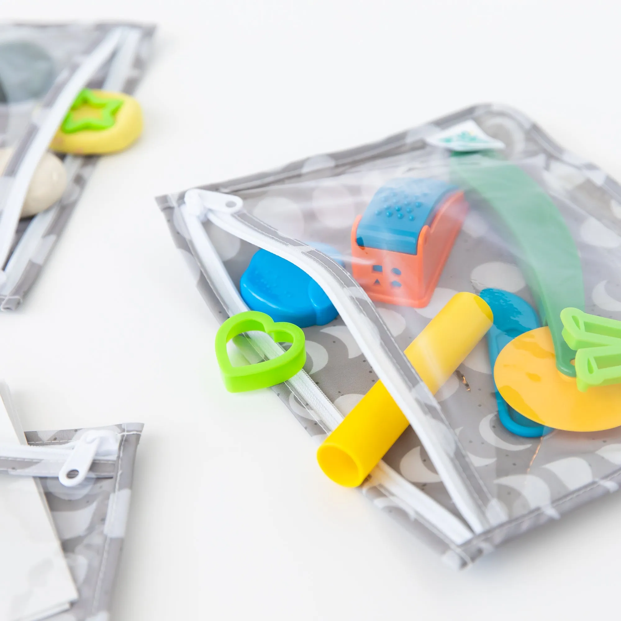 Clear Travel Bag 3 Pack: Lunar Phase
