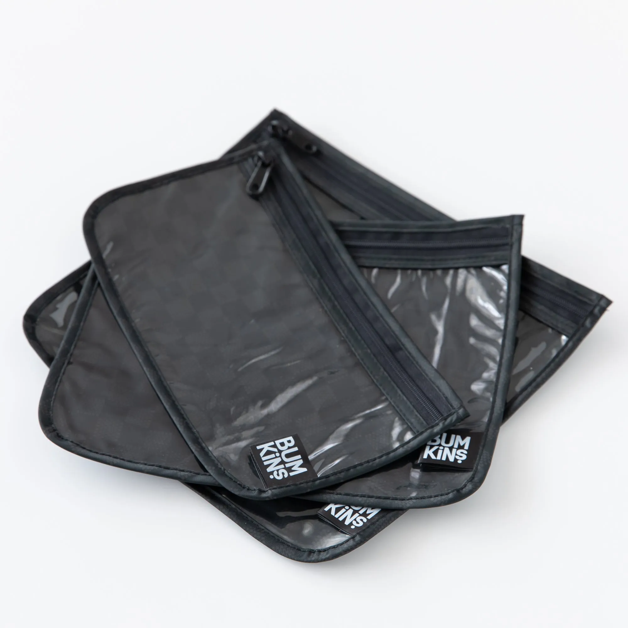 Clear Travel Bag 3 Pack: Rich Black
