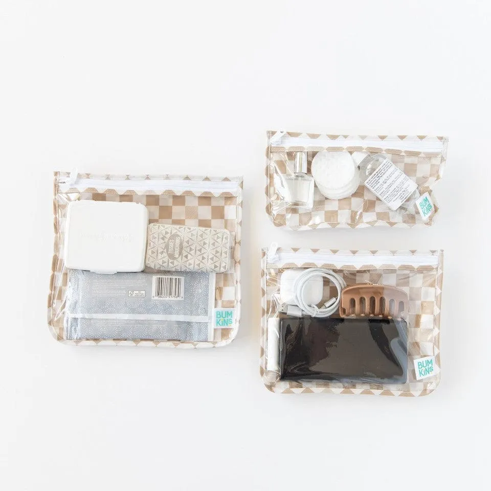 Clear Travel Bag 3pk