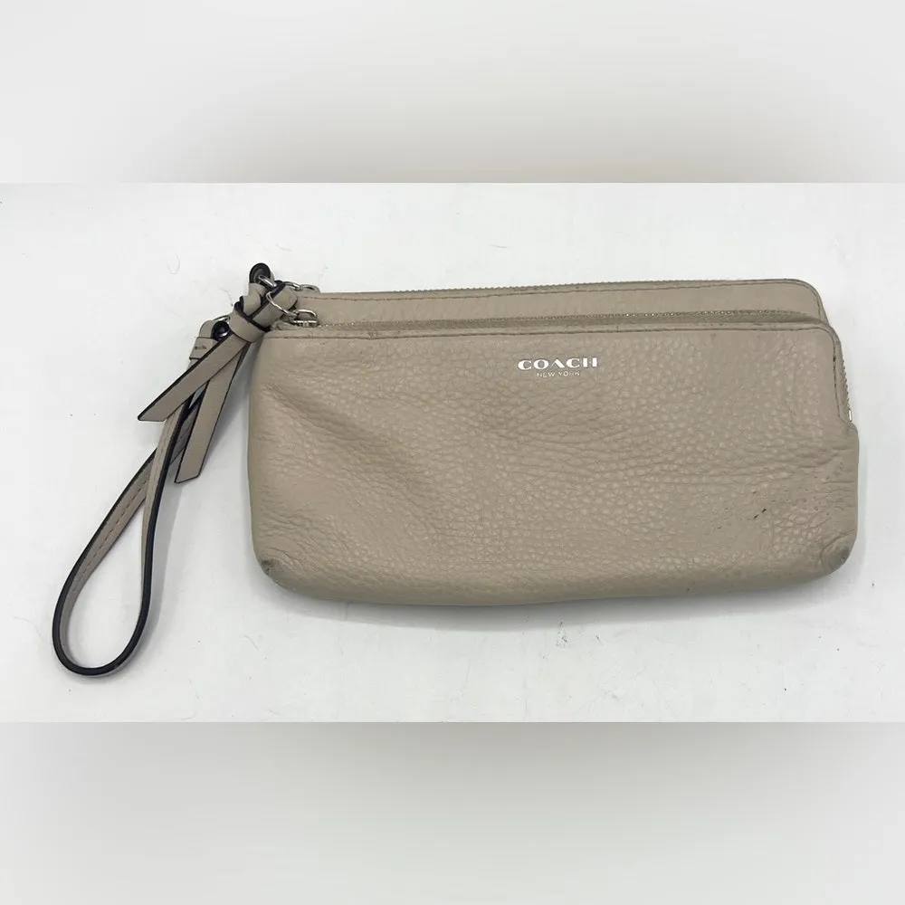Coach Bleeker Double Zip Wallet