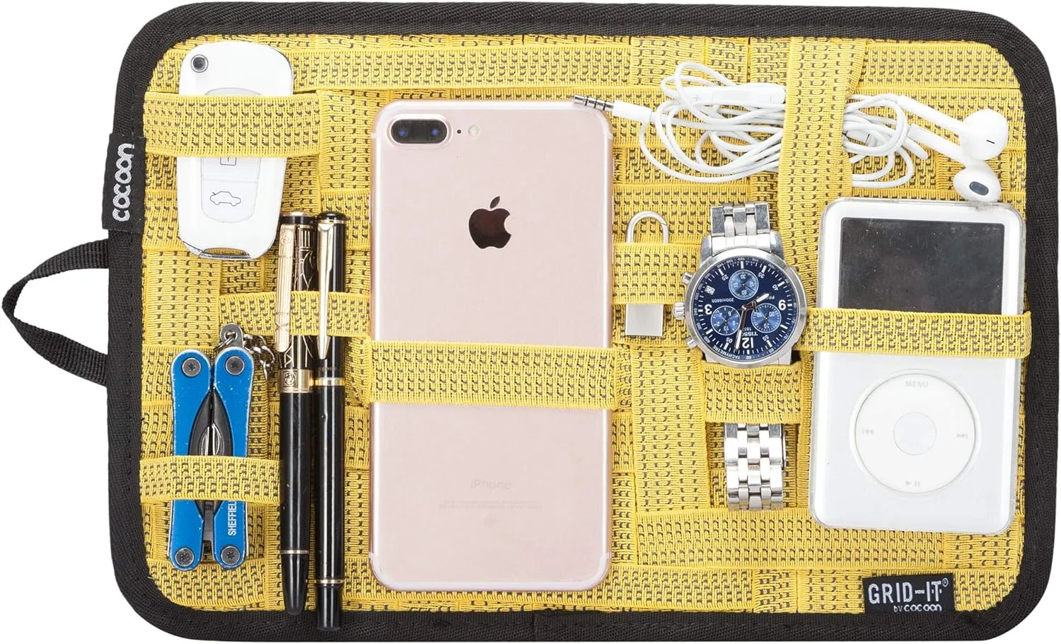 Cocoon CPG10YL GRID-IT!® Accessory Organizer - Medium 12" x 8" (Yellow)
