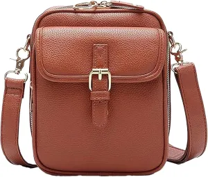 Collaboraten1 Crossbody Leather Bag, Urvashi Crossbody Bag, Tojoyride Crossbody Bags for Women, Adjustable Strap,