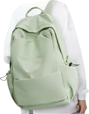 coofay Casual Backpack College Backpack Travel Backpack, Large, A-green
