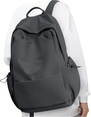 coofay Casual Backpack College Backpack Travel Backpack, Large, A-grey