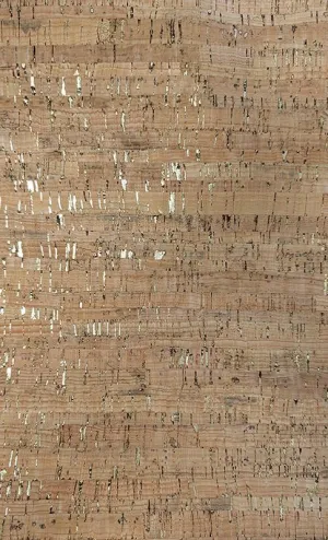 Cork Fabric 18"x15" Natural/Gold BPC 99 Belagio