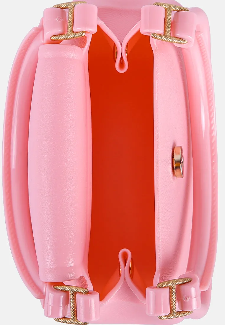 Croc Textured Mini Handbag